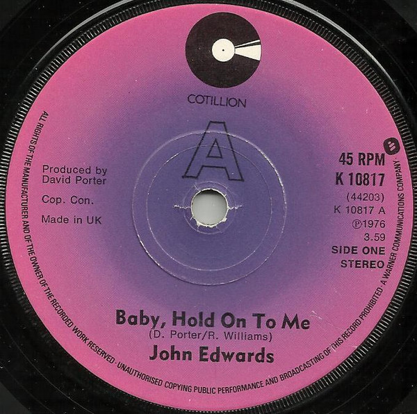 last ned album John Edwards - Baby Hold On To Me