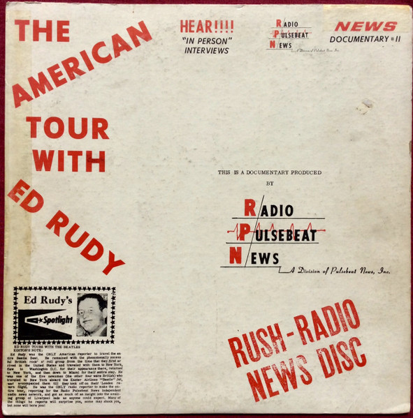 Ed Rudy – The American Tour With Ed Rudy (1964, Vinyl) - Discogs