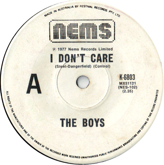 lataa albumi The Boys - I Dont Care