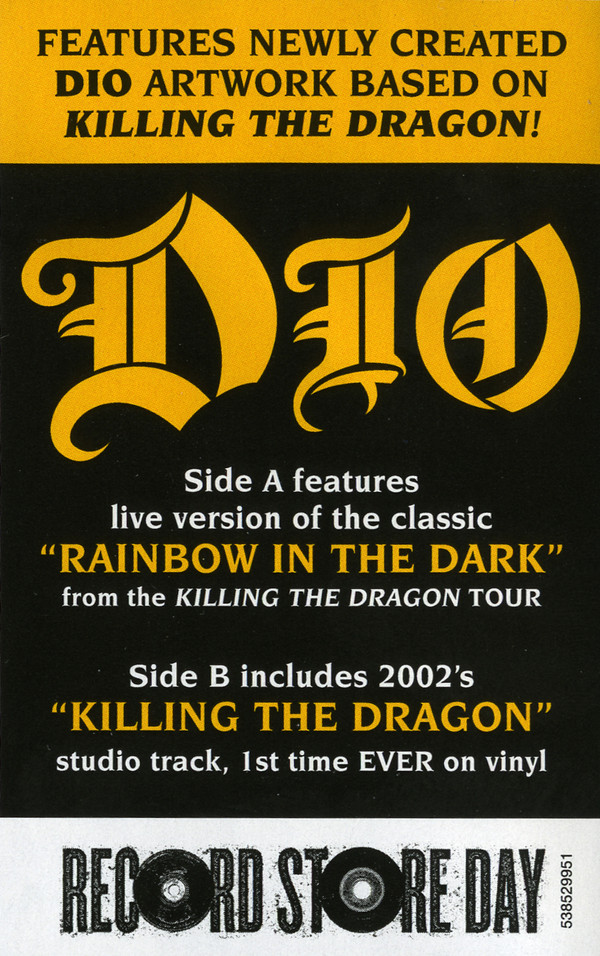 Album herunterladen Dio - Rainbow In The Dark Live Killing The Dragon