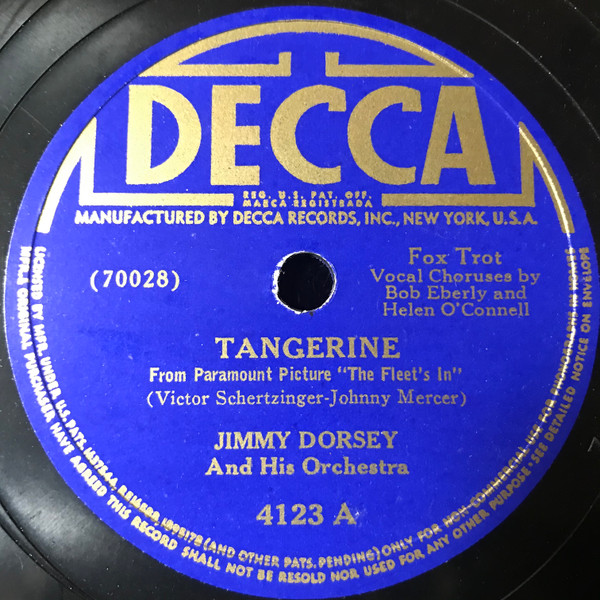 baixar álbum Jimmy Dorsey And His Orchestra - Tangerine Evrything I Love