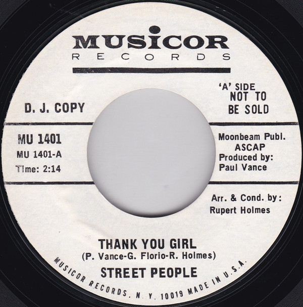 descargar álbum Street People - Thank You Girl
