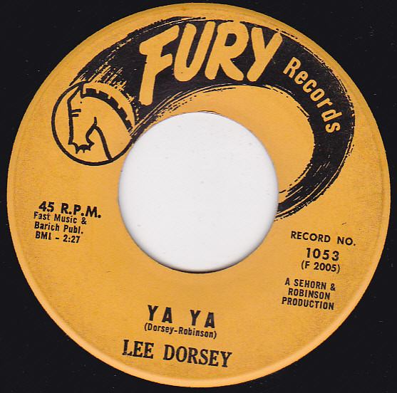Lee Dorsey – Ya Ya / Give Me You (1961, Vinyl) - Discogs