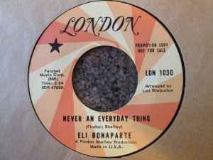 Eli Bonaparte - Never An Everyday Thing / The Man From Birmingham album cover