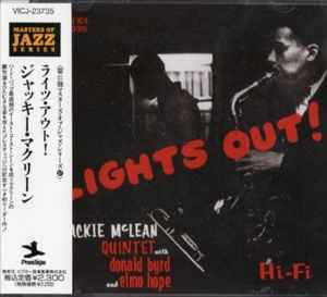 Jackie McLean Quintet – Lights Out ! (1992, CD) - Discogs