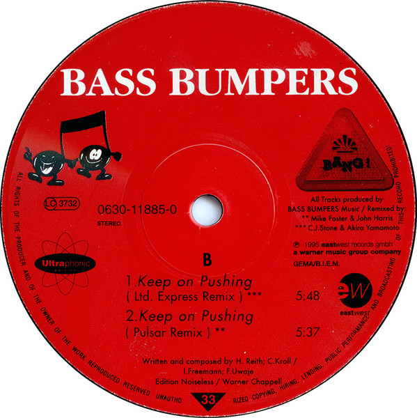 last ned album Bass Bumpers - Keep On Pushing Remixes