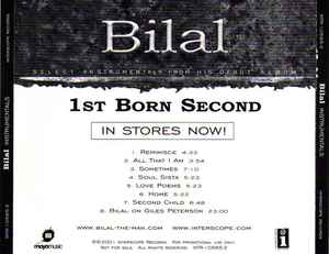 Bilal – Instrumentals (2001, CD) - Discogs