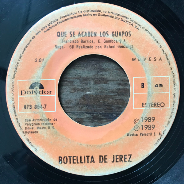 Botellita De Jerez – Abuelita De Batman (1989, Vinyl) - Discogs