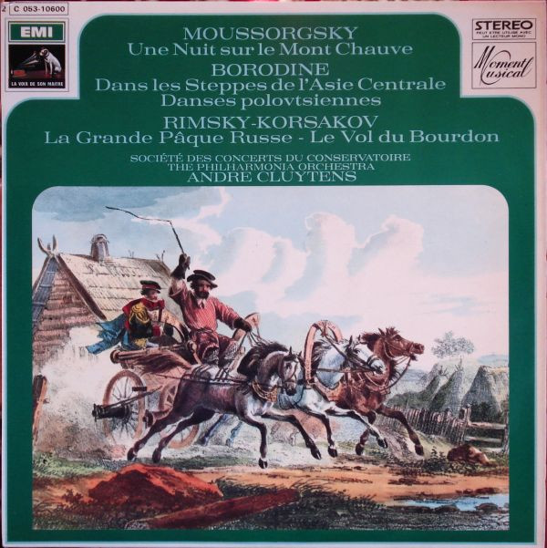 télécharger l'album Moussorgsky, Borodine, RimskyKorsakov, Société Des Concerts Du Conservatoire, The Philharmonia Orchestra , André Cluytens - Concert De Musique Russe