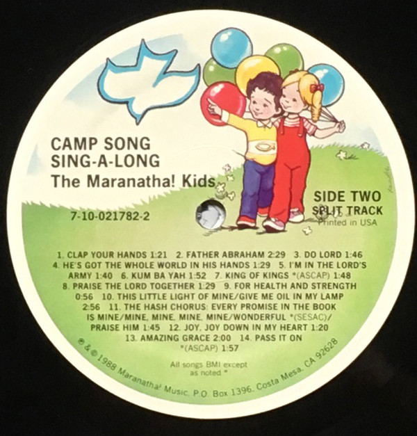 Album herunterladen The Maranatha! Kids - Camp Song Sing A Long