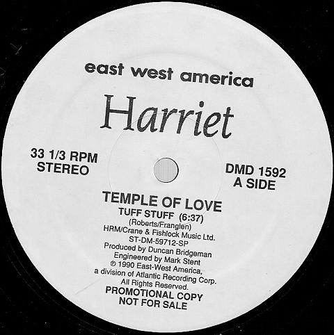 Harriet – Temple Of Love (1990, Vinyl) - Discogs