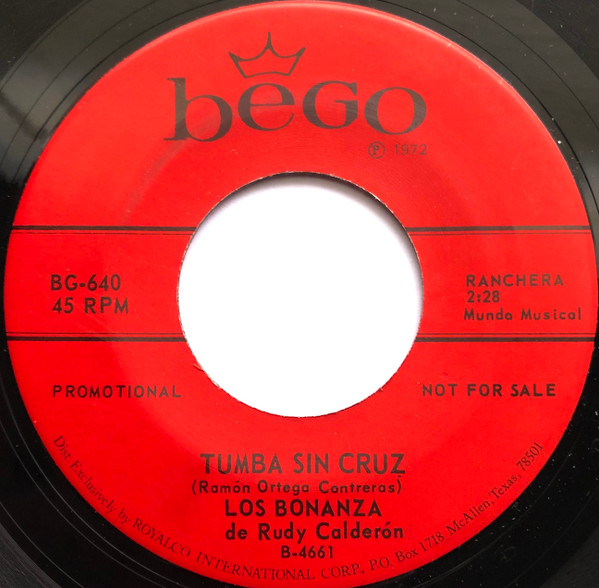 last ned album Los Bonanza De Rudy Calderon - Tumba Sin Cruz Tal Vez