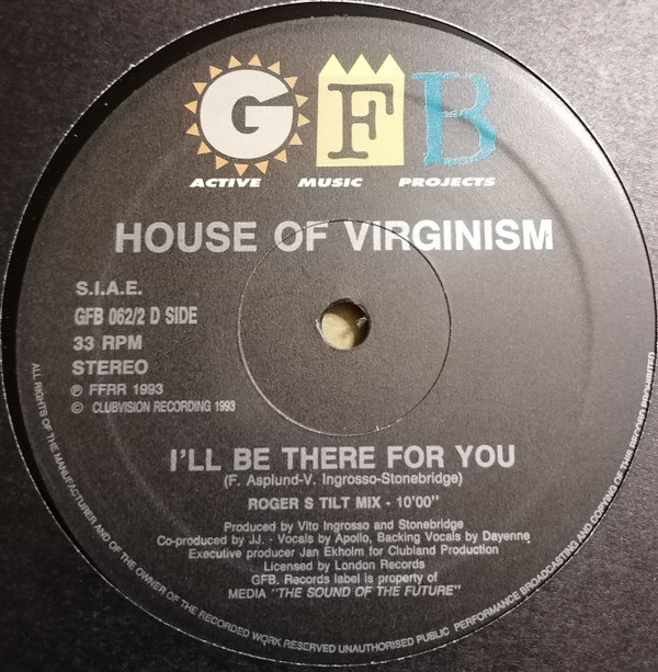 Album herunterladen House Of Virginism - Ill be There for you