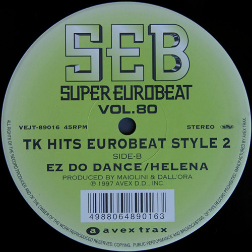 baixar álbum Cherry Helena - Super Eurobeat Vol 80 TK Hits Eurobeat Style 2