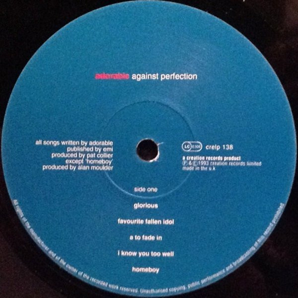 Adorable - Against Perfection | Releases | Discogs