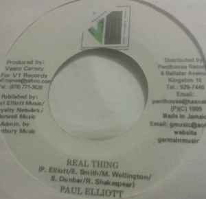 Paul Elliott – Real Thing (1999, Vinyl) - Discogs