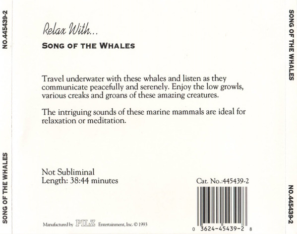 baixar álbum Download No Artist - Relax With Song Of The Whales album