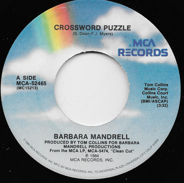 Album herunterladen Barbara Mandrell - Crossword Puzzle