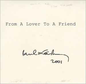 Paul McCartney - From A Lover To A Friend