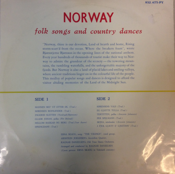 télécharger l'album Various - Norway Folk Songs And Country Dances