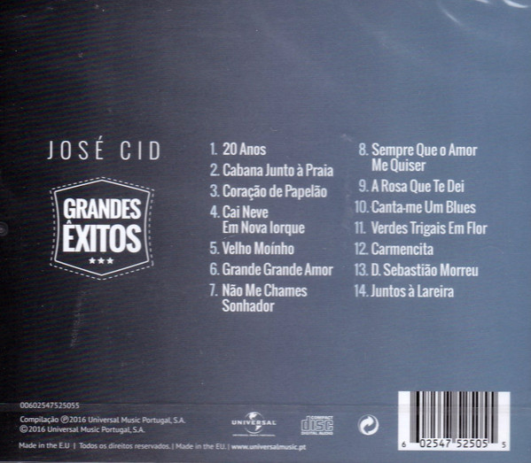 télécharger l'album José Cid - Grandes Êxitos