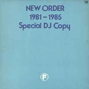 New Order – 1981-1985 (1985, Vinyl) - Discogs