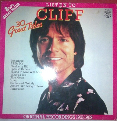 Cliff RICHARD☆Listen To Cliff UK Green C - 洋楽