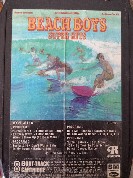 Beach Boys – Beach Boys' Super Hits (1978, Jacksonville Pressing