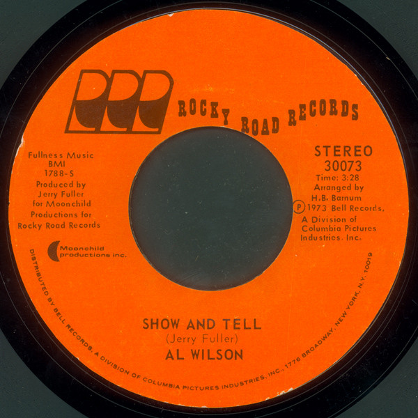 Al Wilson – Show And Tell / Listen To Me (1974, Vinyl) - Discogs