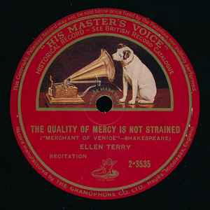 Ellen Terry - The Quality Of Mercy Is Not Strained album cover