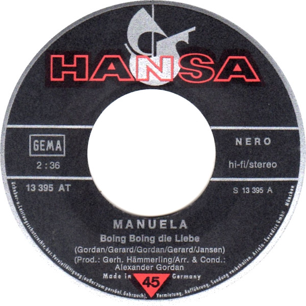 last ned album Manuela - Boing Boing Die Liebe Hand Aufs Herz