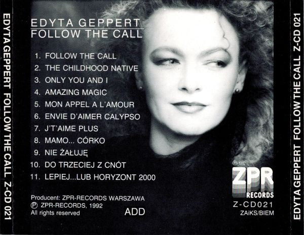 ladda ner album Edyta Geppert - Follow The Call