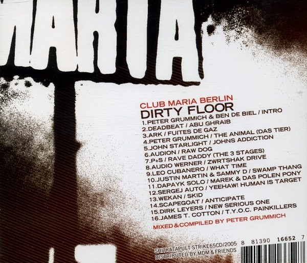 Album herunterladen Peter Grummich - Club Maria Berlin Dirty Floor