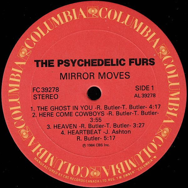 The Psychedelic Furs - Mirror Moves | Columbia (FC 39278) - 3