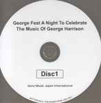 Cover of George Fest: A Night To Celebrate The Music Of George Harrison, 2016, CDr