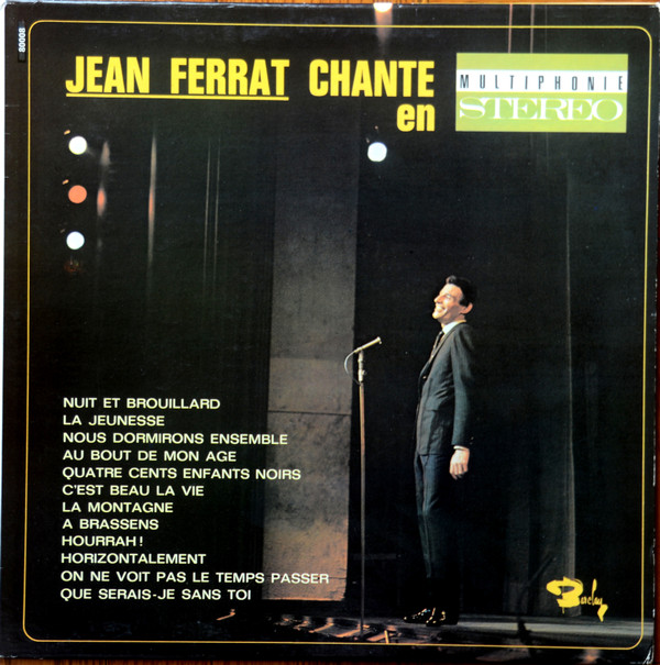 Jean Ferrat - Jean Ferrat Chante En Multiphonie Stéréo | Barclay (B 80008) - main