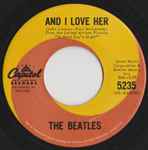Cover of And I Love Her, 1964, Vinyl