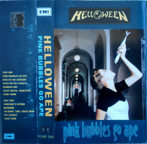 Helloween – Pink Bubbles Go Ape (1991, Cassette) - Discogs