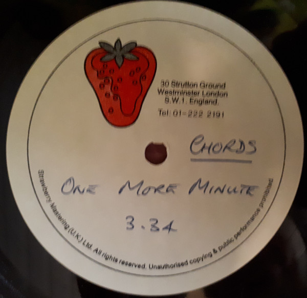 The Chords – One More Minute (Vinyl) - Discogs