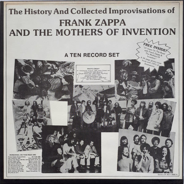 Frank Zappa And The The Mothers Of Invention – The History And 