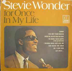Stevie Wonder - For Once In My Life album cover