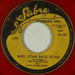 Cover of Baby Come Back To Me / Lonely Mood, 1953, Vinyl