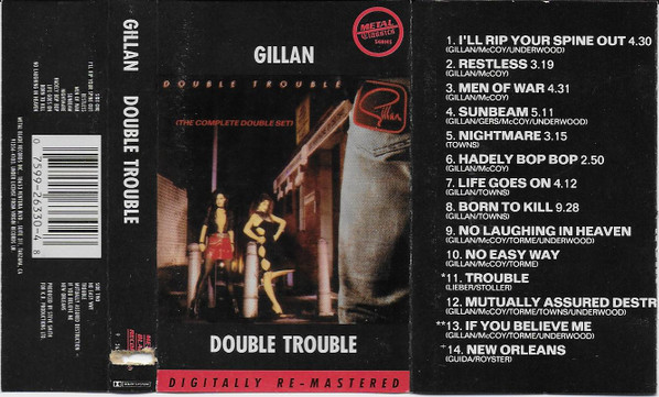 Gillan - Double Trouble | Releases | Discogs