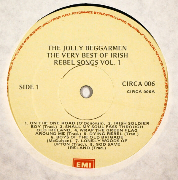 lataa albumi The Jolly Beggarmen - The Very Best Of Irish Rebel Songs Vol One