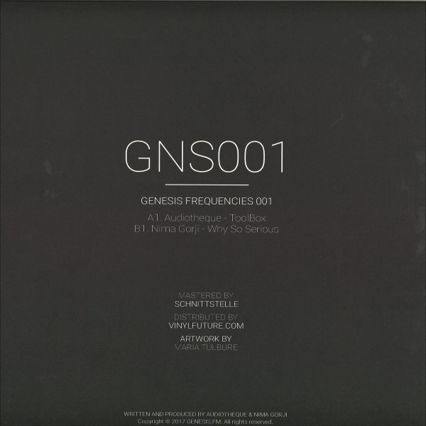 descargar álbum Audiotheque Nima Gorji - Genesis Frequencies 001