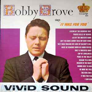 Bobby Grove - Bobby Grove Sings 'It Was For You' album cover