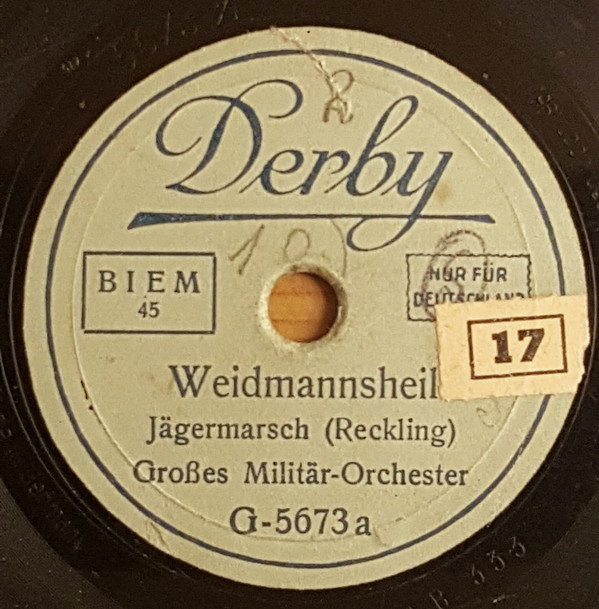 last ned album Orchester Carl Woitschach - Weidmannsheil Unter Dem Grillenbanner