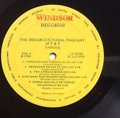 Album herunterladen Various - Indian Cultural Pageant Of Trinidad Tobago Souvenir Album 1984