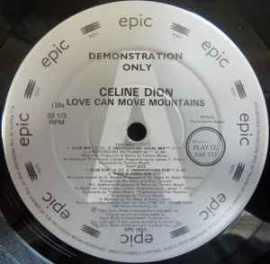 Celine Dion – Love Can Move Mountains (1992, CD) - Discogs