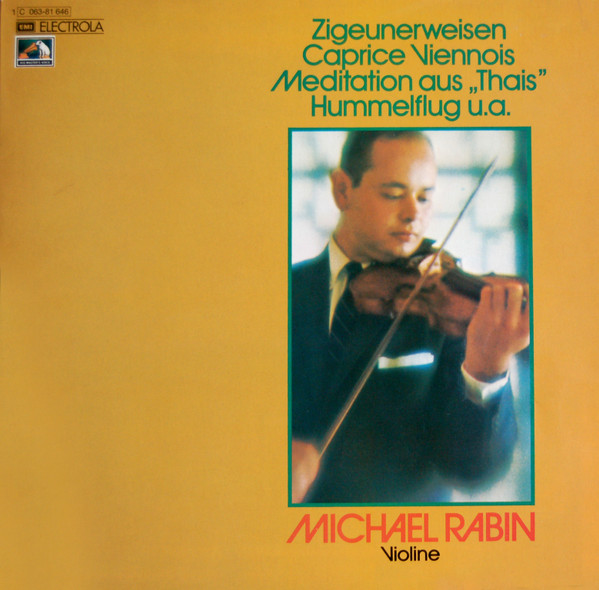 Michael Rabin   Violin Recital Vinyl, Germany, 0 For Sale   Discogs